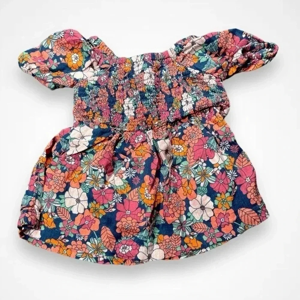 4/$20 Baby Gap Floral Print Shirt